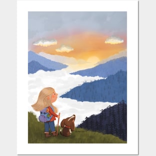 Mountain lover Posters and Art